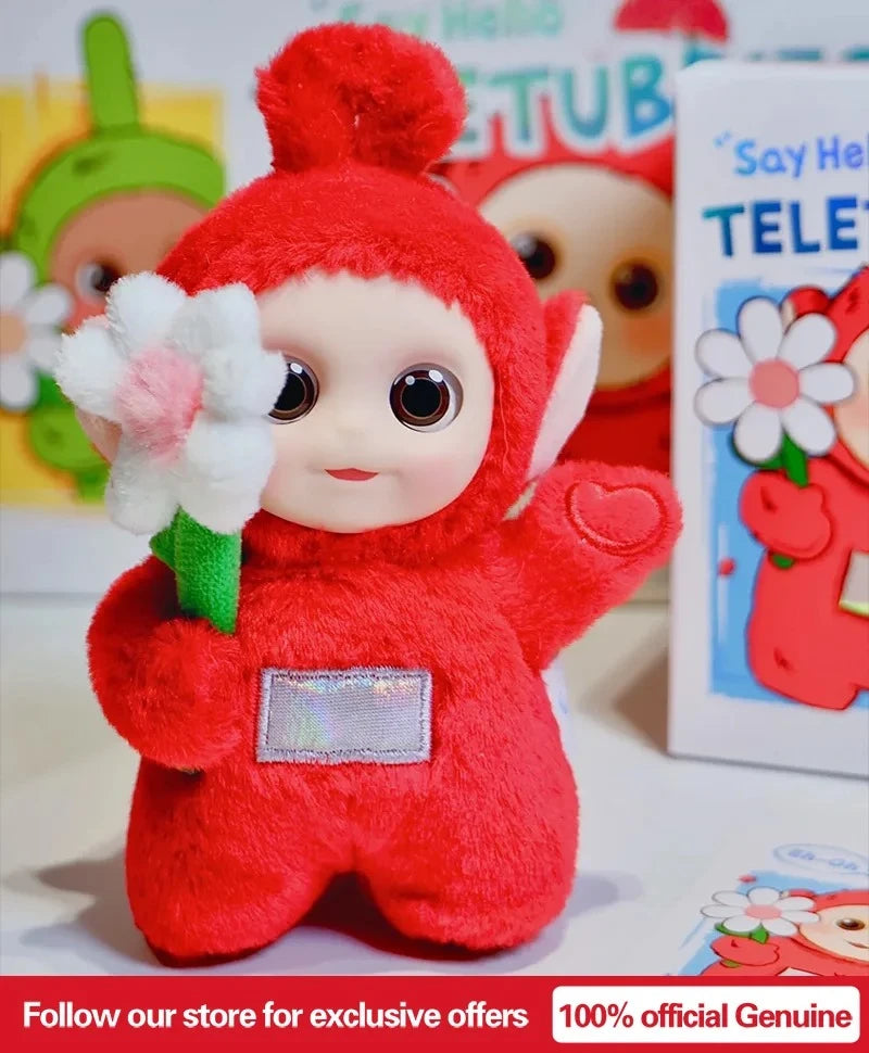 POP MART TELETUBBIES Say Hello Series Mystery Box Genuine Blind Box Guess Bag Ornament Figurines Home Decor Desktop Doll Model