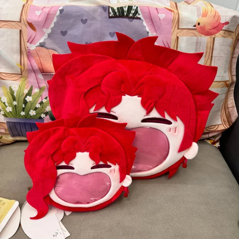 Japan Anime Kakyoin Noriaki Kawaii Big Face Cosplay Itbag Lolita Women Shoulder Bags Plush Backpack Funny Decor Fans Gift Bag