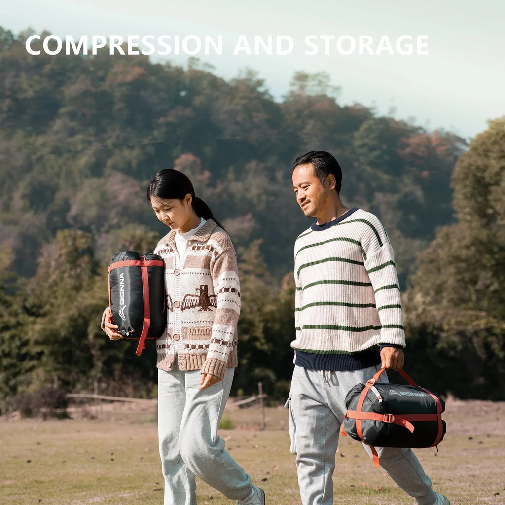 Hot Sale Large Camping Sleeping Bag Lightweight 3 Season Loose Widen Bag Long Size for Adult Rest Hiking Fishing Wholsale