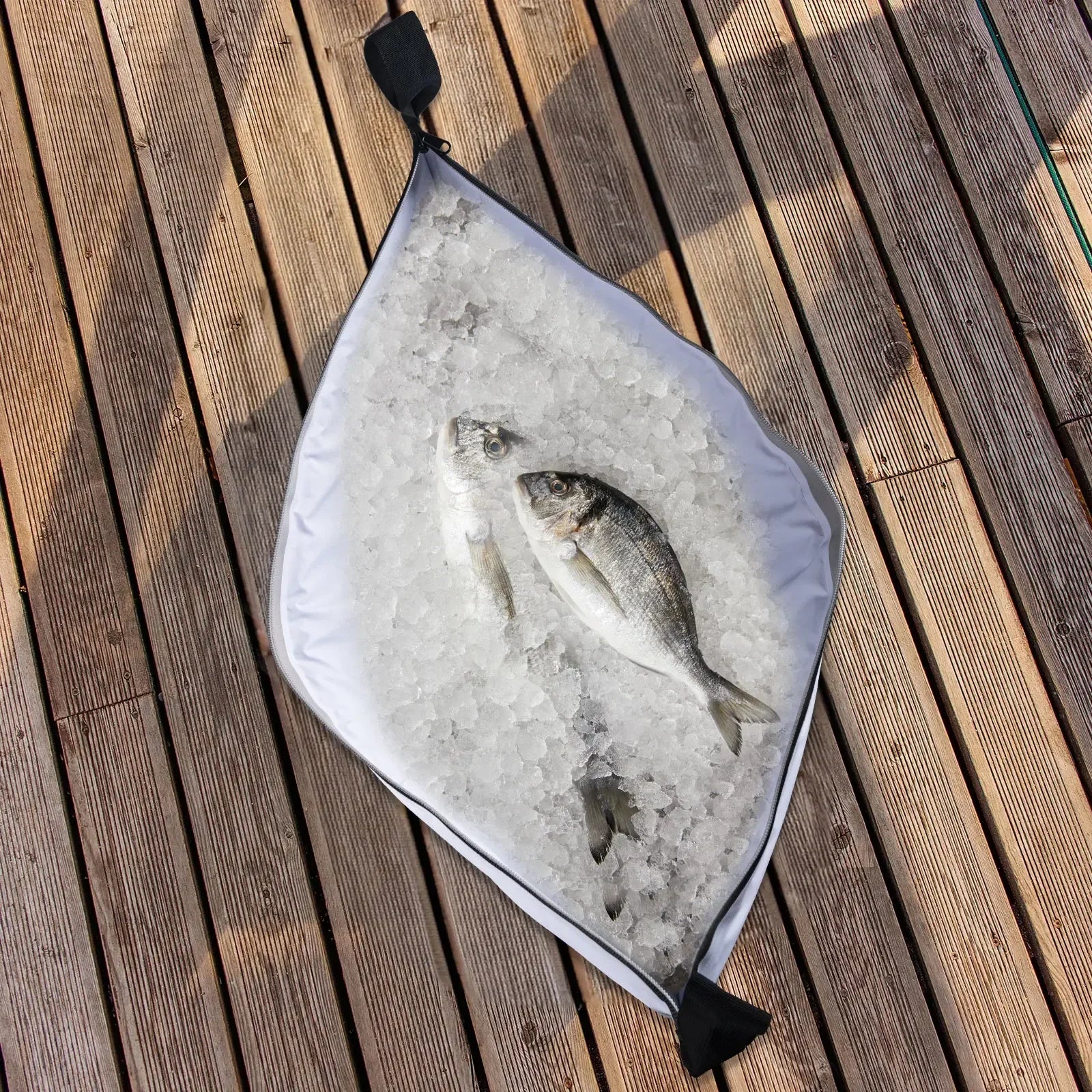 Goture Sea Fishing Live Fish Insulated Cooler Bag Waterproof Fish Bag Fishing Cooler Bag Freshness 72 Hour Retention Collapsible