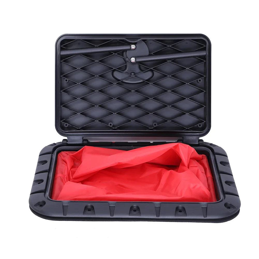 Marine Deck Square Hatch And Red Waterproof Bag For Boat Kayak Canoe Boat Parts Accessories Drifting Water Sports