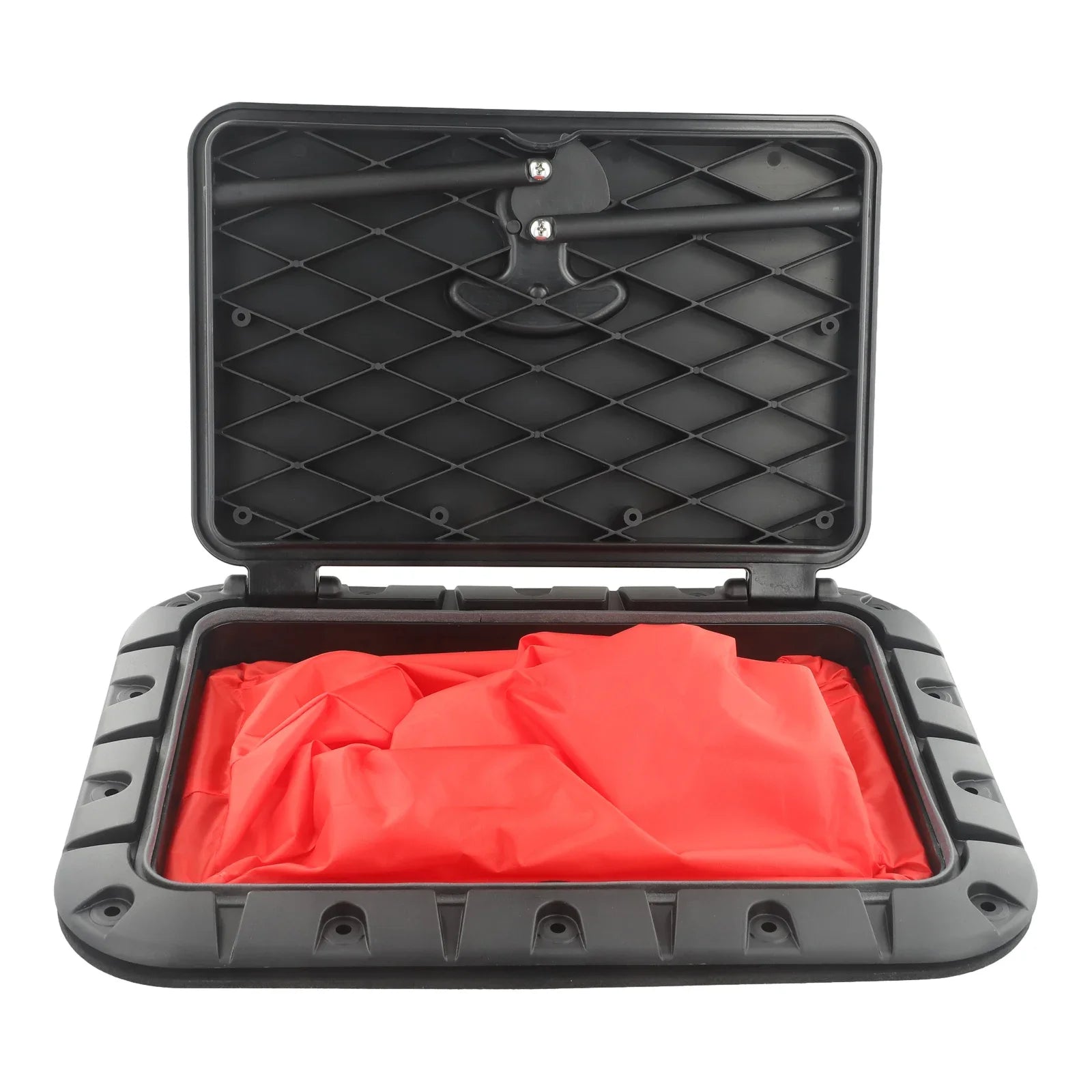 Marine Deck Square Hatch And Red Waterproof Bag For Boat Kayak Canoe Boat Parts Accessories Drifting Water Sports