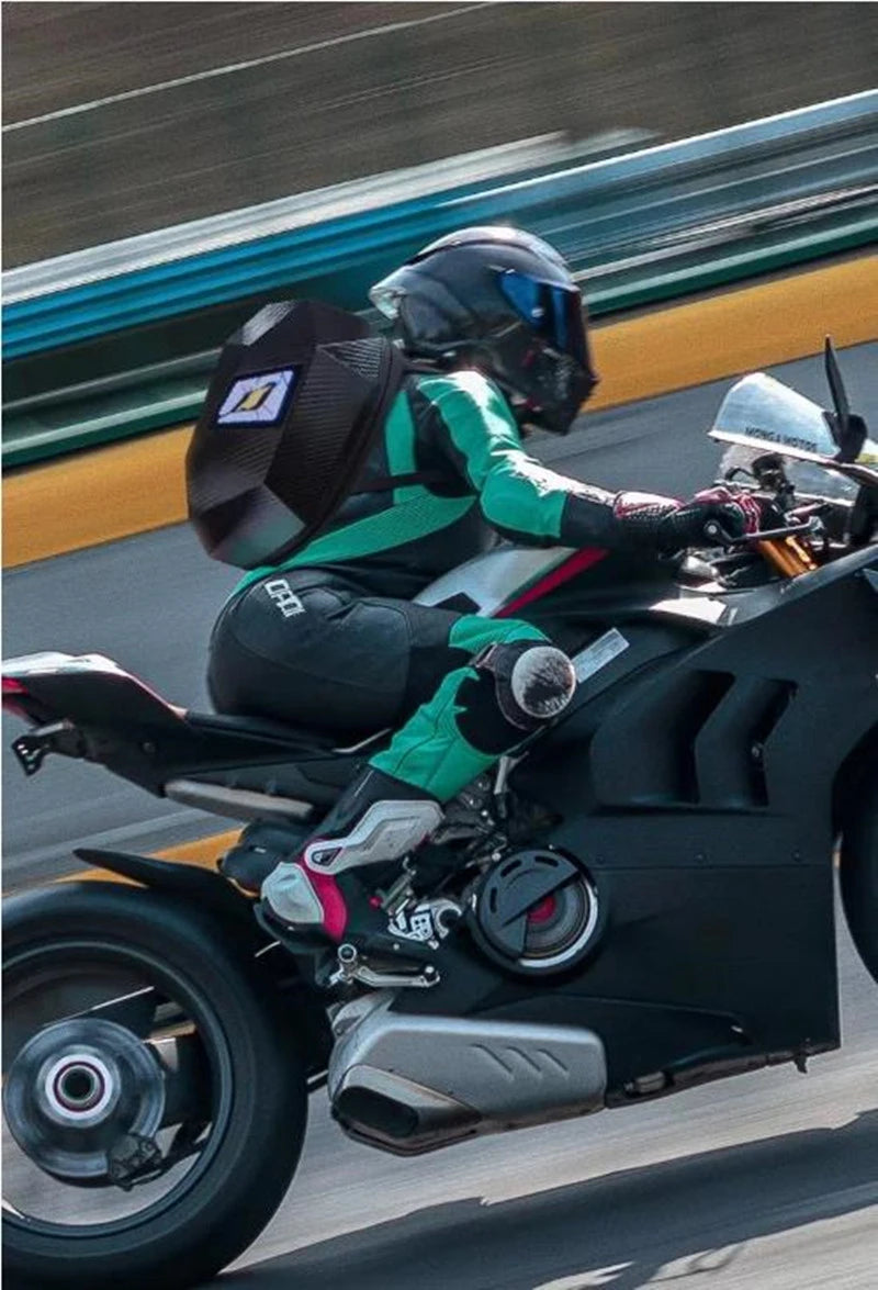 LED Backpack Motorcycle helmet bag Riding equipment waterproof multi-functional luminous backpacks School Bag Back Pack Plecak