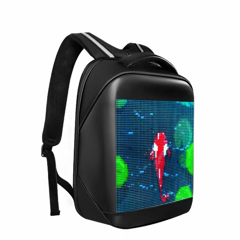 Led Light Backpack Smart App Programmable Picture Animations logo Display Screen Bag Travel Laptop Backpack Student School Bags