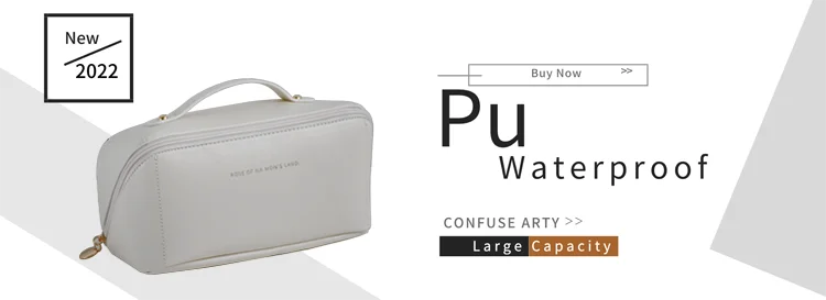 New Crocodile PU Leather Cosmetic Bag Professional Make Up Box Large Capacity Storage Travel Toiletry Makeup Suitcase