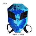 LED Backpack Motorcycle helmet bag Riding equipment waterproof multi-functional luminous backpacks School Bag Back Pack Plecak